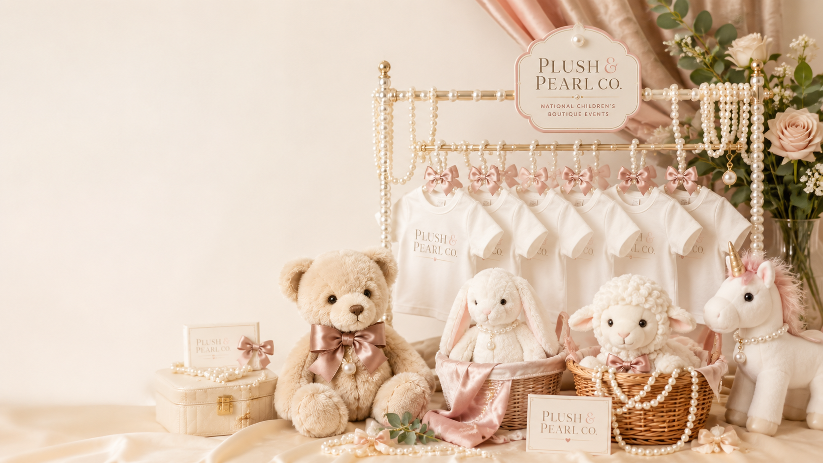 Boutique Plush Party Kit contents prepared for delivery